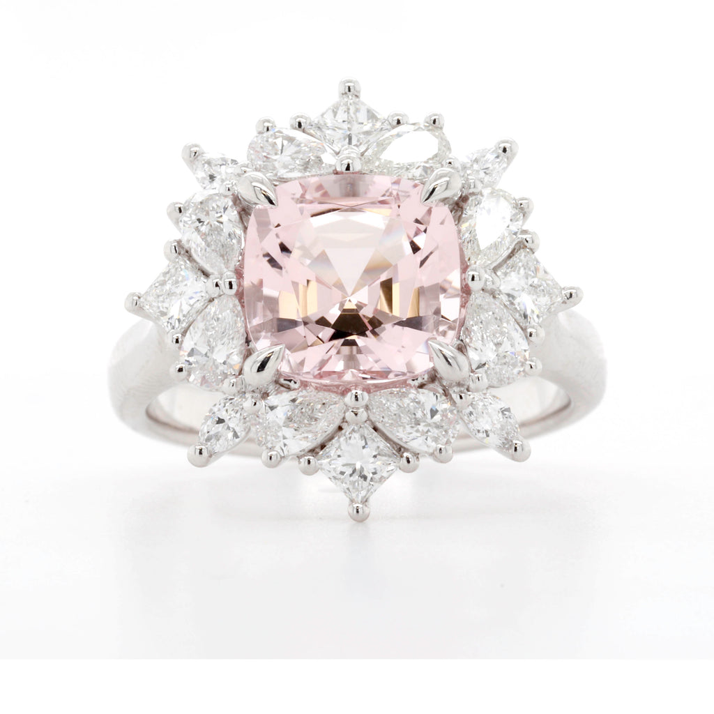 18ct White Gold Morganite Ring