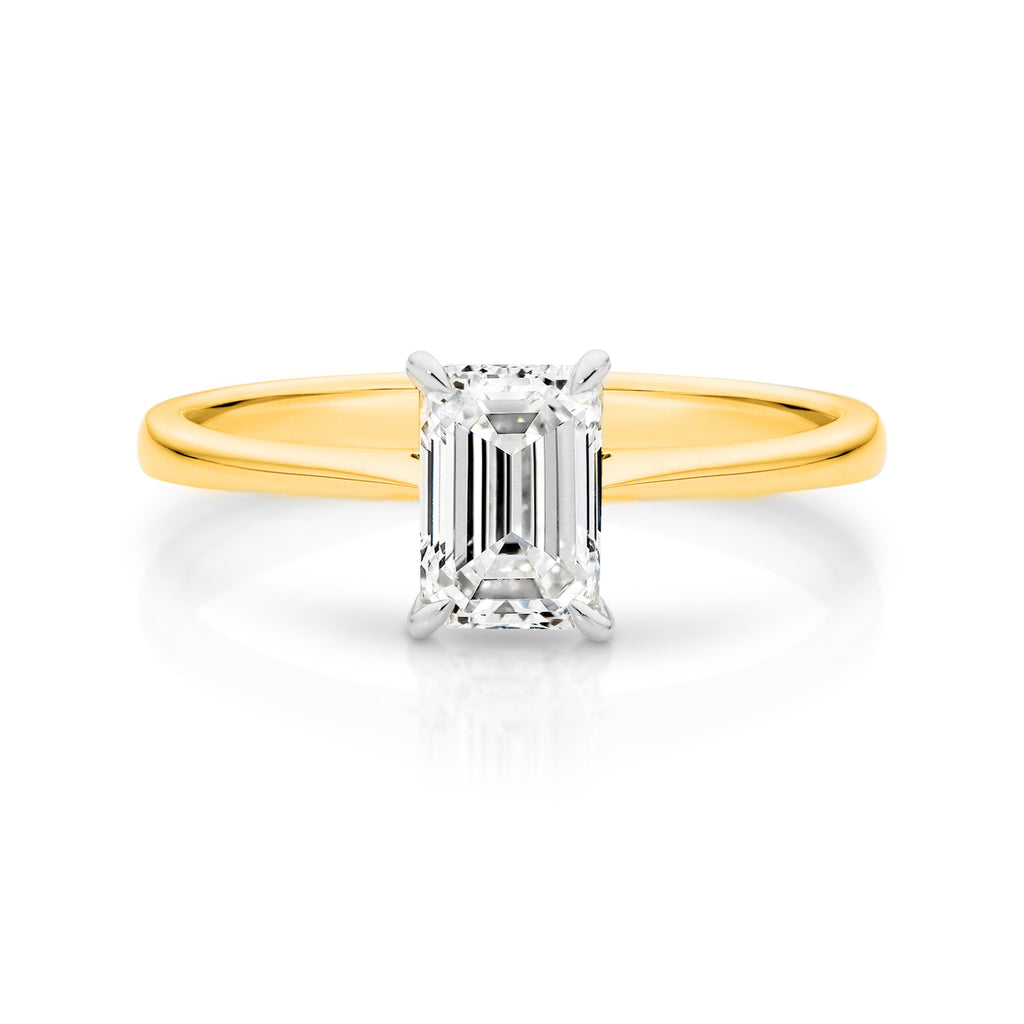 Samantha 18ct Yellow Gold Diamond Solitaire Ring with 0.50ct G/SI