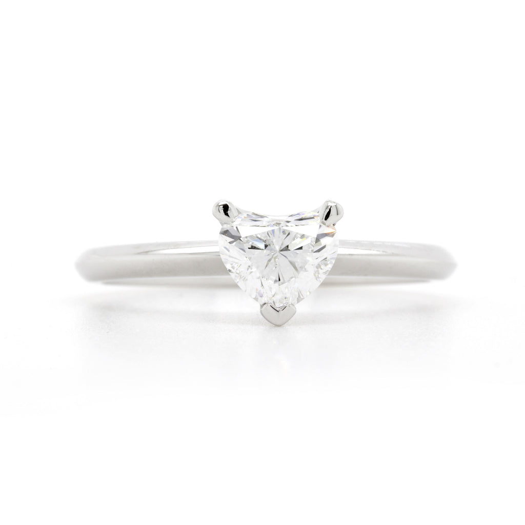 Jordyn 18ct White Gold Diamond Solitaire Engagement Ring 0.50ct F SI1