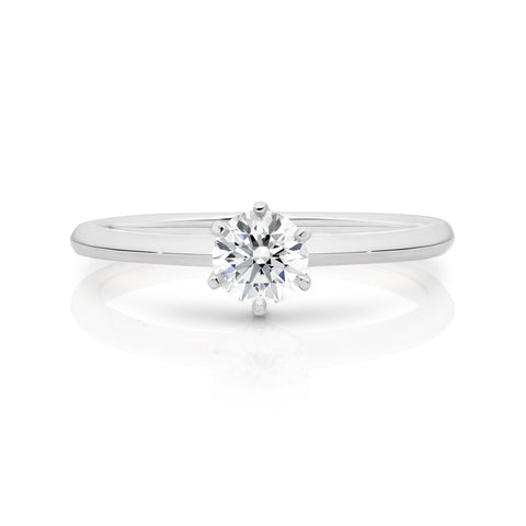 RBC Lab Grown Diamond Solitaire Engagement Ring 0.51ct