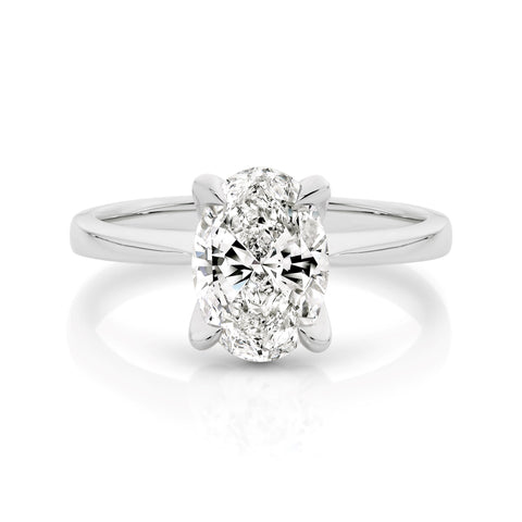 Antonia 18ct White Gold Diamond Solitaire Ring with 2.02 F SI2