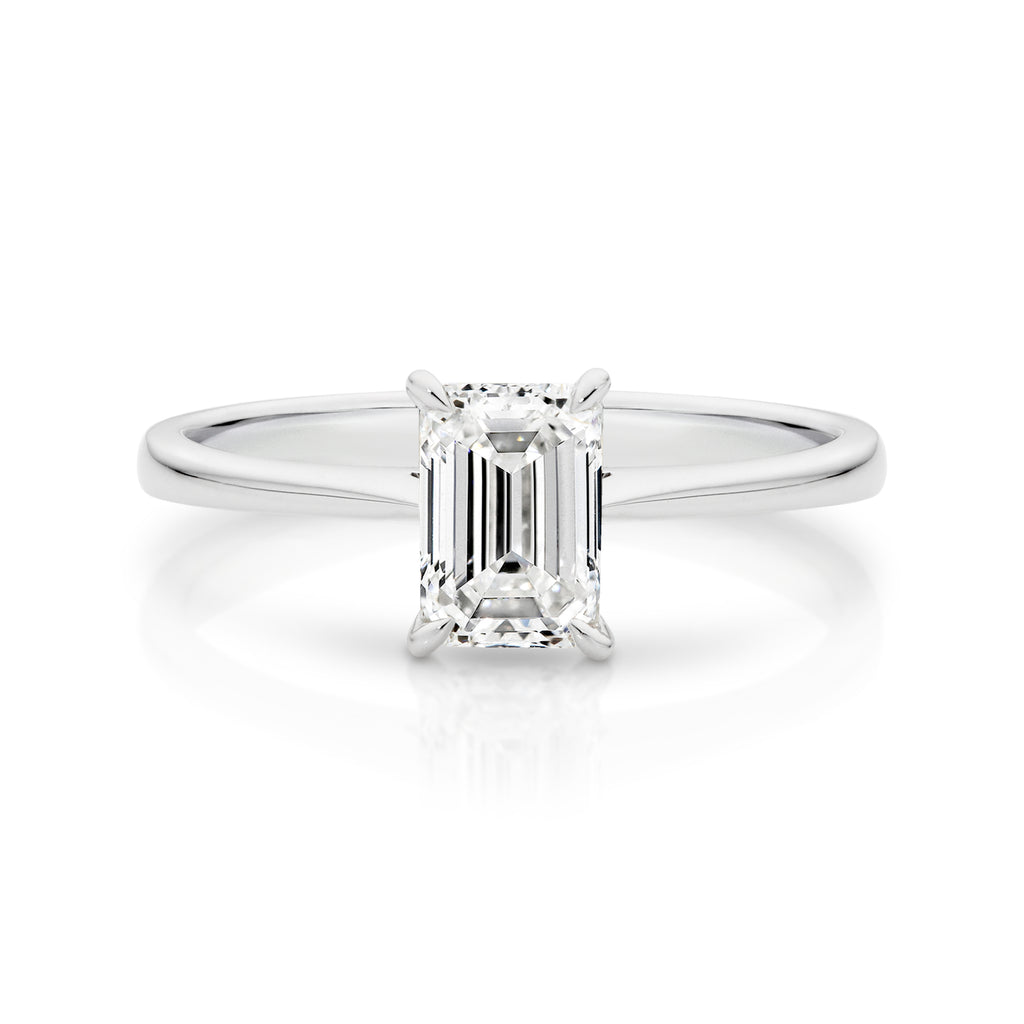 Samantha 18ct White Gold Diamond Solitaire Ring with 0.50ct F SI1