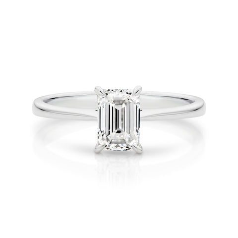 Samantha 18ct White Gold Diamond Solitaire Ring with 0.50ct F SI1