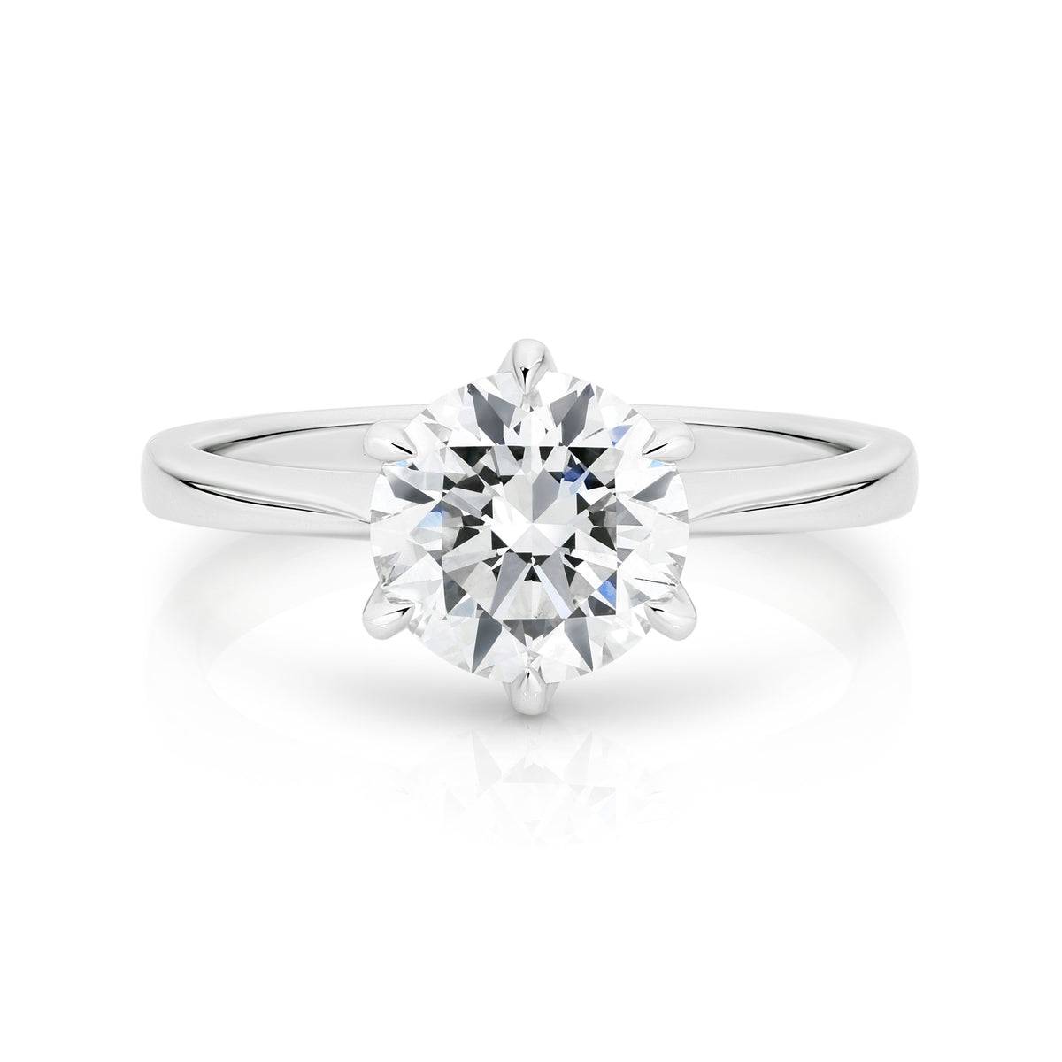 RBC Lab Grown Diamond Solitaire Engagement Ring 2.31ct