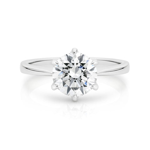 RBC Lab Grown Diamond Solitaire Engagement Ring 2.31ct