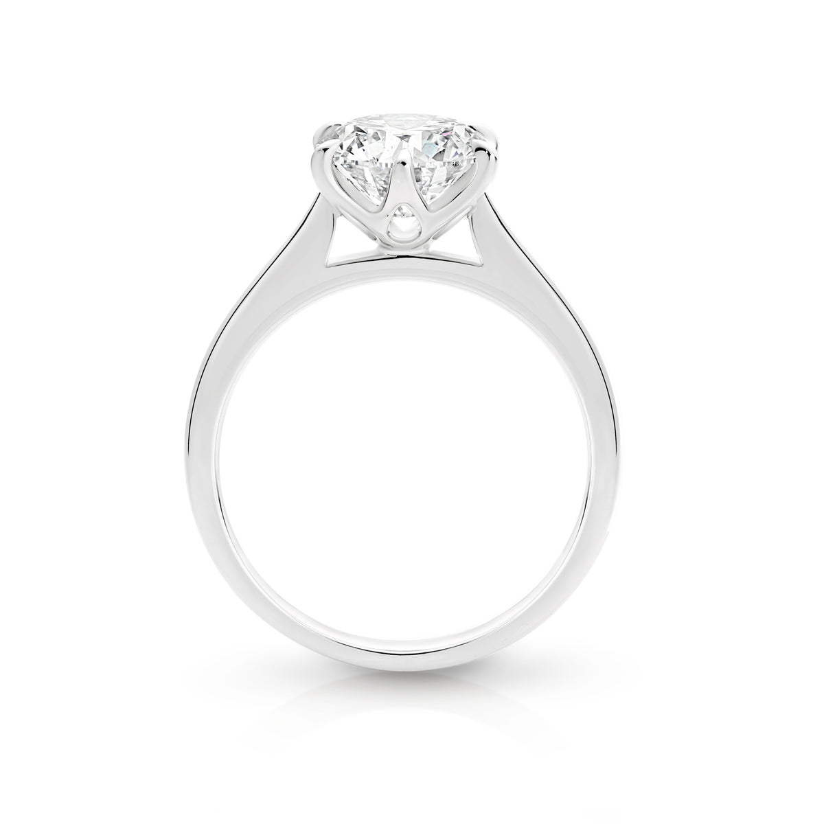 RBC Lab Grown Diamond Solitaire Engagement Ring 2.31ct