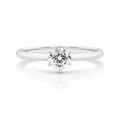 RBC Lab Grown Diamond Solitaire Engagement Ring 0.54ct