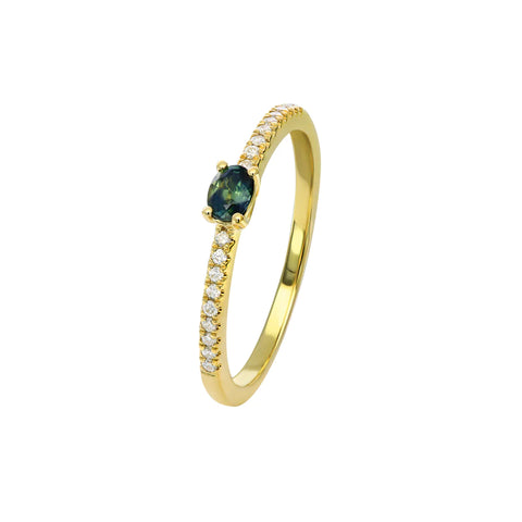 Sapphire Dreams 18ct Yellow Gold Evangeline Ring