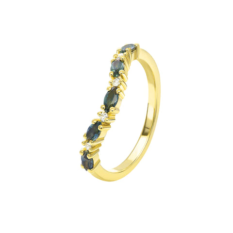 Sapphire Dreams 18ct Yellow Gold Georgia Ring