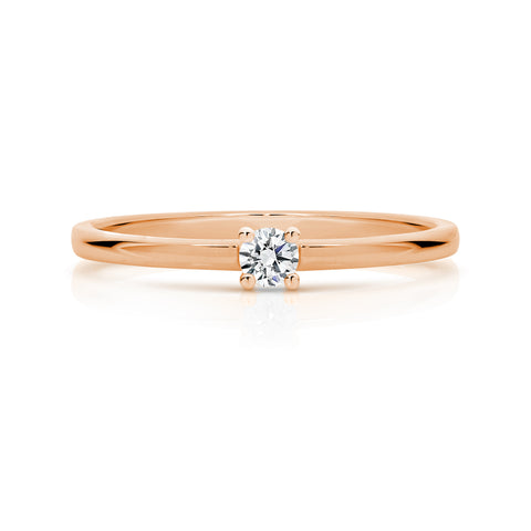 Duffs RBC Lab Grown Diamond Stackable Ring 0.10ct
