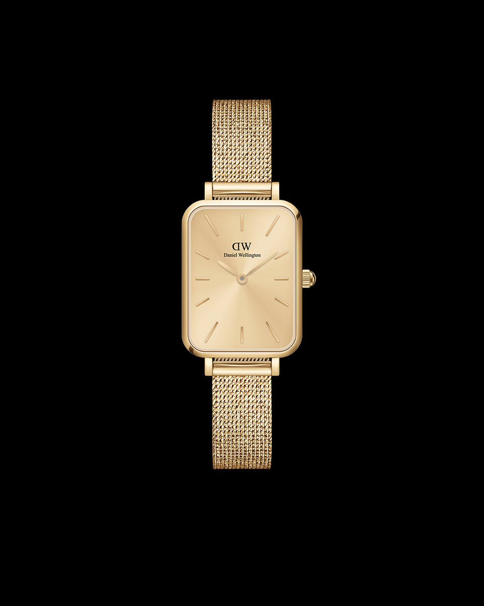 DW Quadro 20x26mm Unitone Gold G