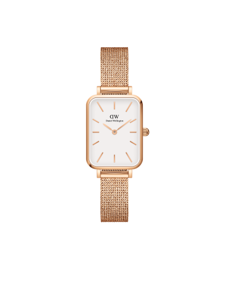 DW Quadro 20x26mm Pressed Melrose RG White