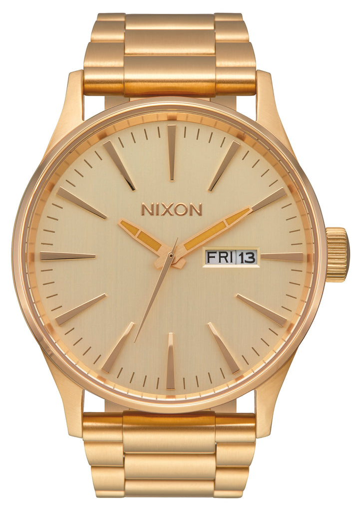 Nixon Sentry Stainless Steel | All Gold