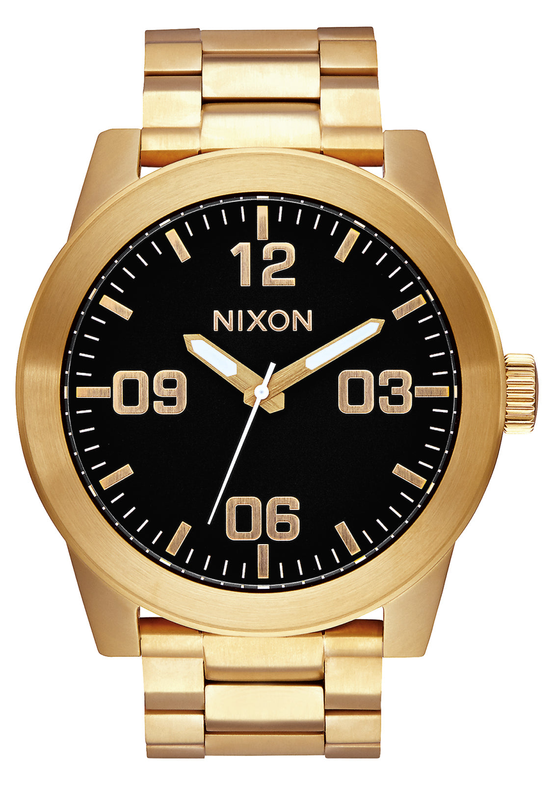 NIXON Corporal Stainless Steel | All Gold / Black