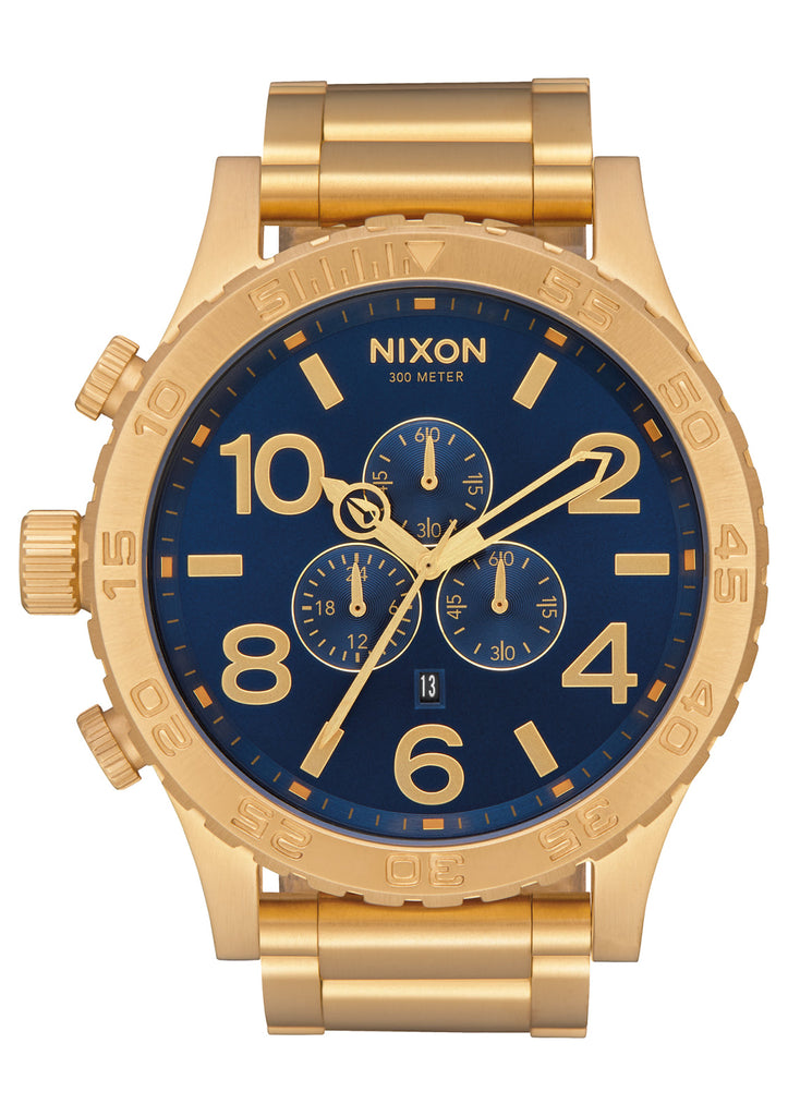 NIXON 51-30 Chrono | Gold/Blue Sunray/Gold