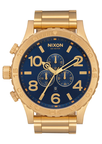 NIXON 51-30 Chrono | Gold/Blue Sunray/Gold
