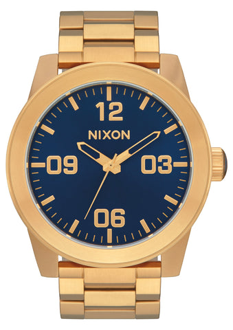 NIXON Corporal Stainless Steel | Gold / Blue Sunray / Gold