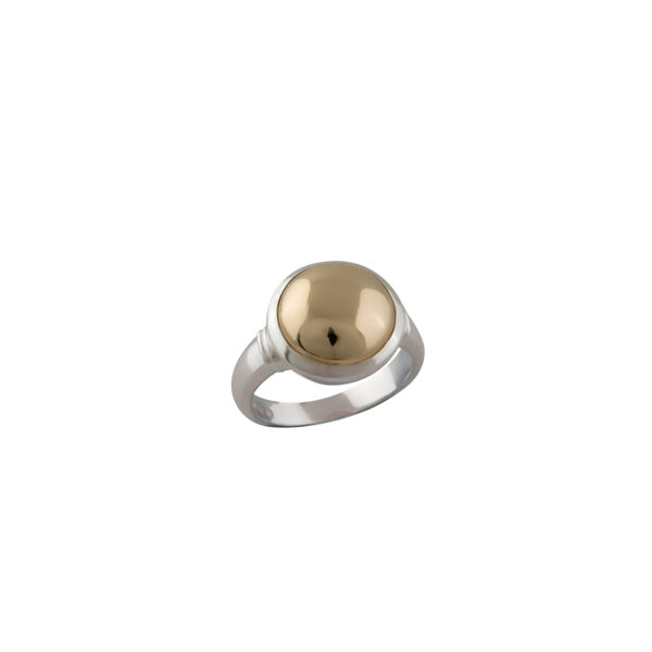 Von Treskow Round Yellow Gold- Filled Ring