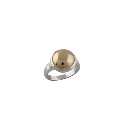Von Treskow Round Yellow Gold- Filled Ring