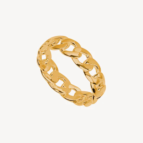 Najo Curb Ring (Yellow Gold)