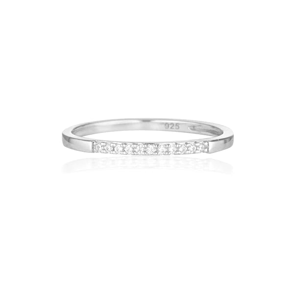 Georgini Summer Sorbet Frosty Ring Silver