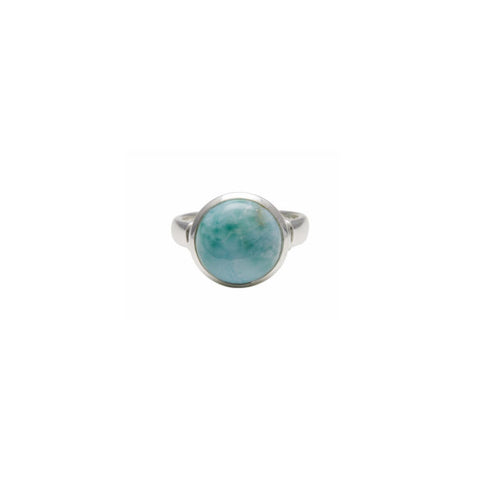 Von Treskow Round Larimar Ring