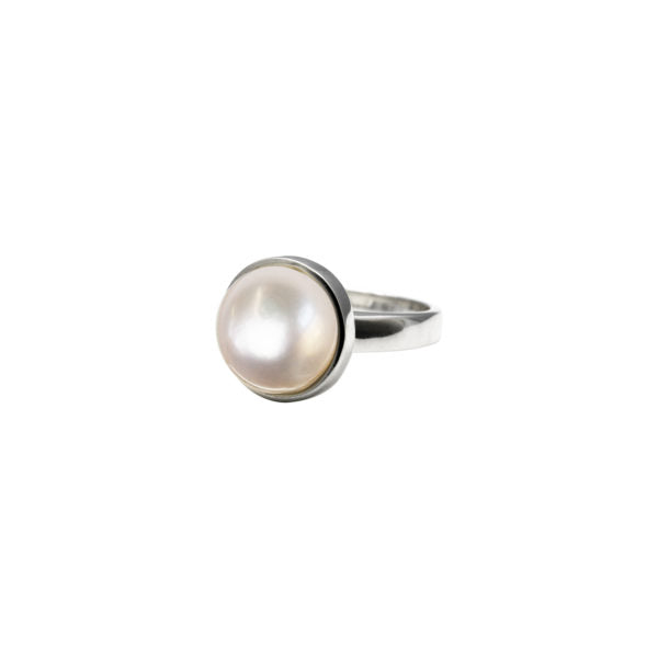 VT ROUND FRESHWATER PEARL RING