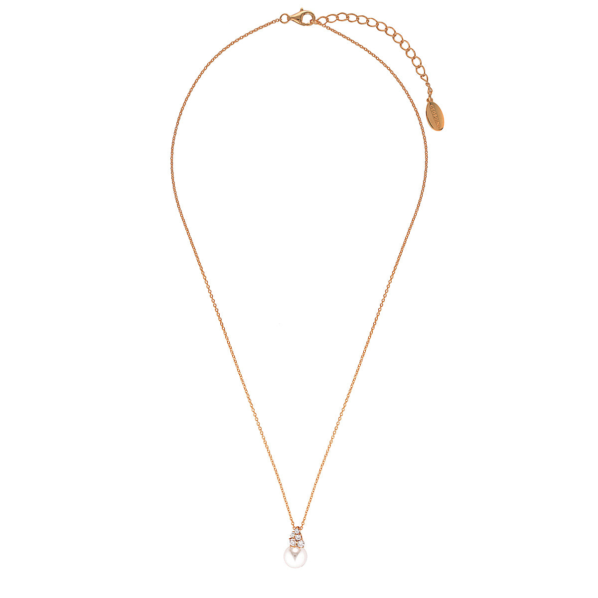 Georgini Red Carpet Govenors Necklace Rose Gold