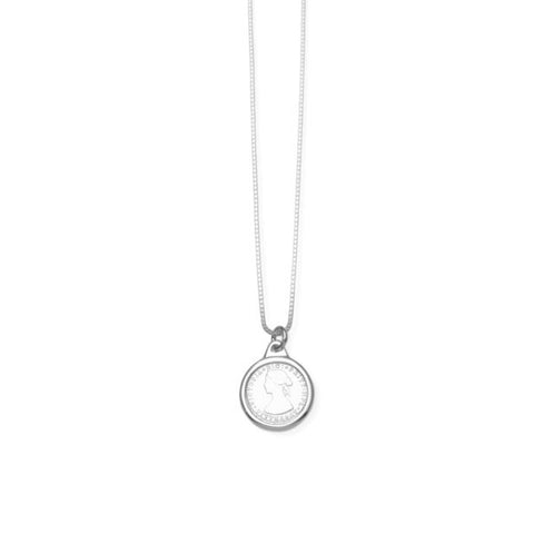 Adjustable Necklace with Mini Coin