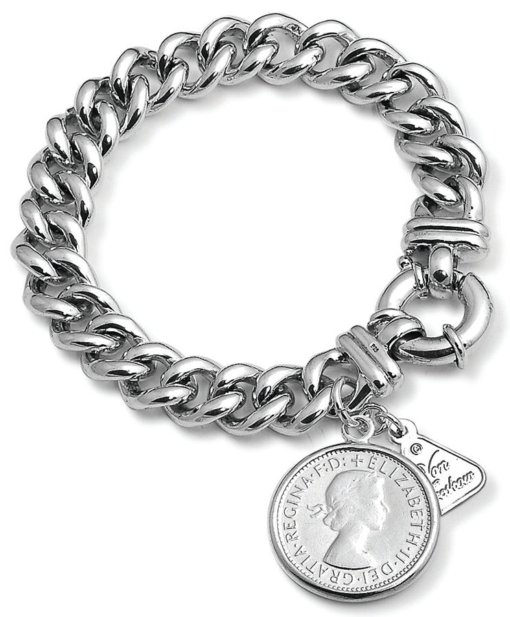 VT SMALL MAMA BOLT RING BRACELET WITH SHILLING