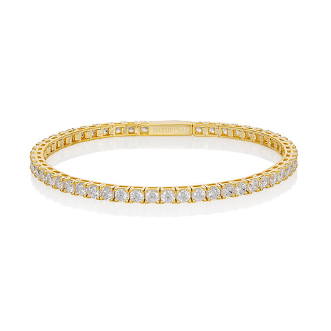 Georgini Selena 3Mm Tennis Bracelet Gold