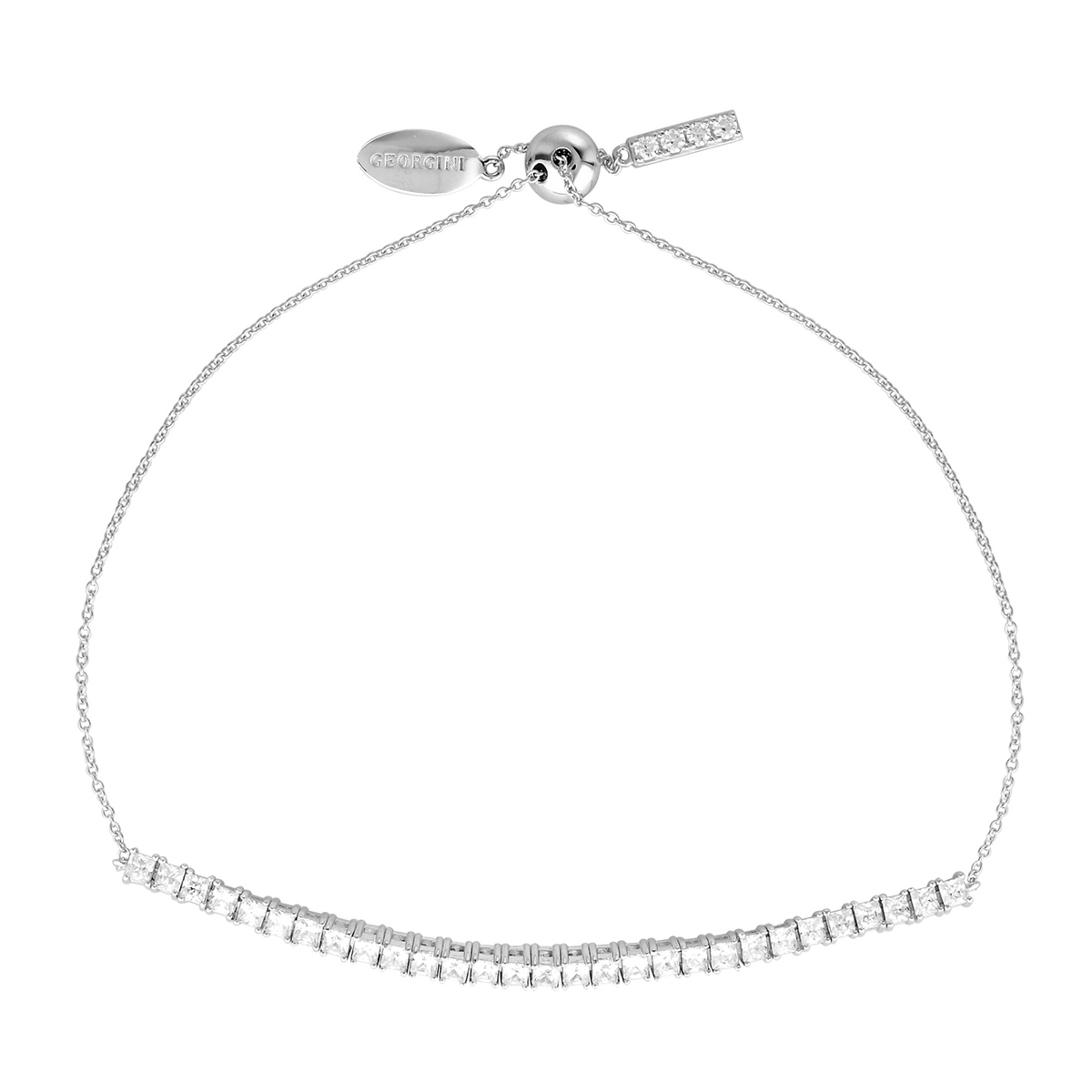 Georgini Iconic Bridal Vera 2mm Bracelet Silver