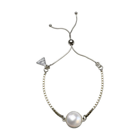 Adjustable Bracelet wtih Pearl