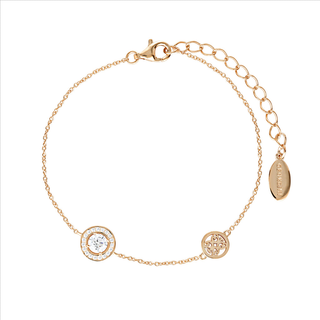 Georgini Signature Memento Bracelet Rose Gold