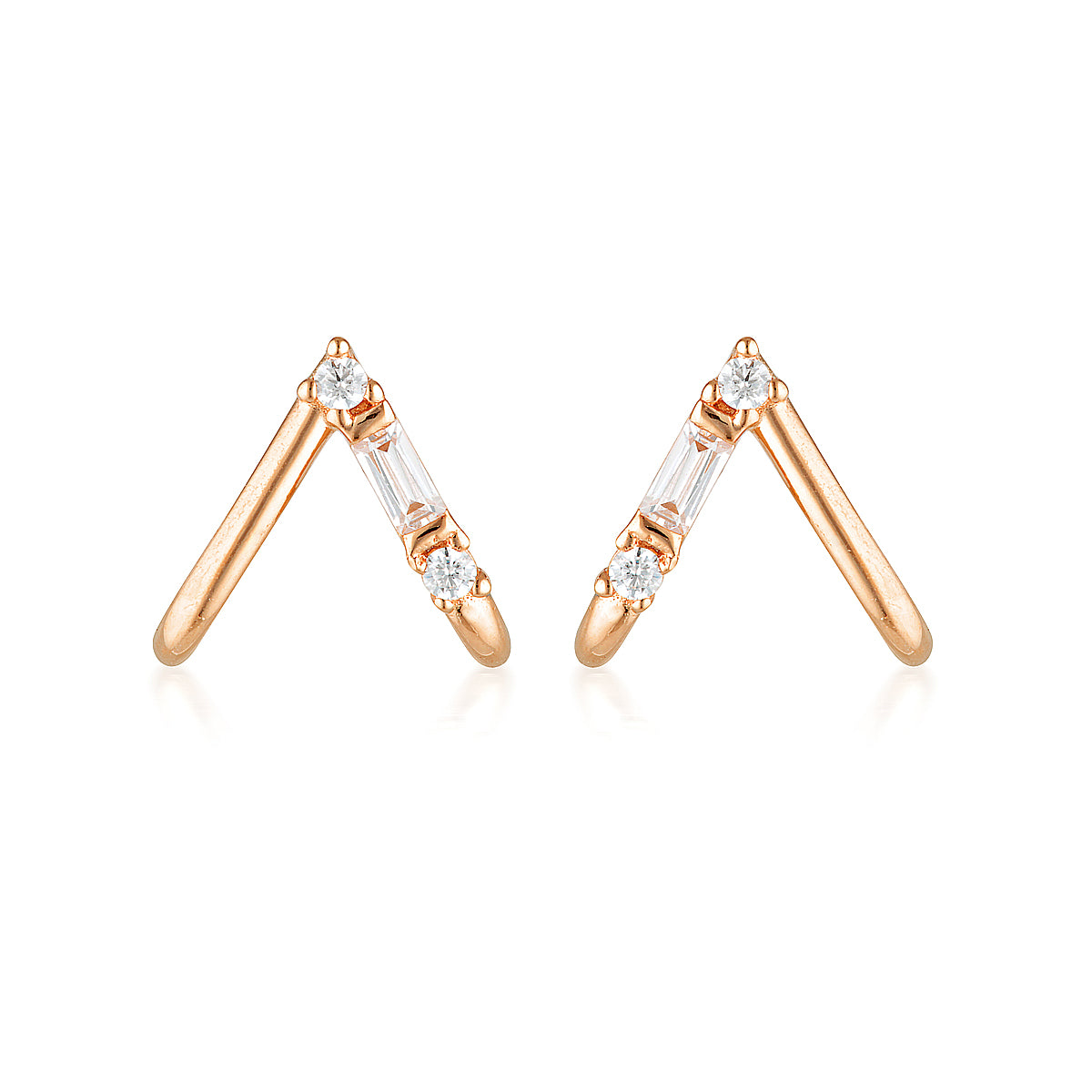 Georgini The Layered Edit Tiga Earring Rose Gold