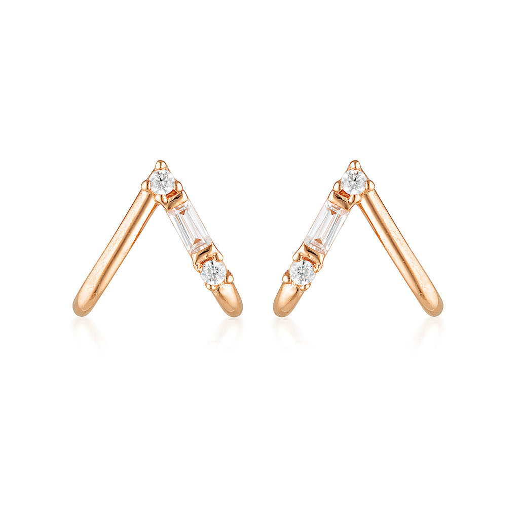 Georgini The Layered Edit Tiga Earring Rose Gold
