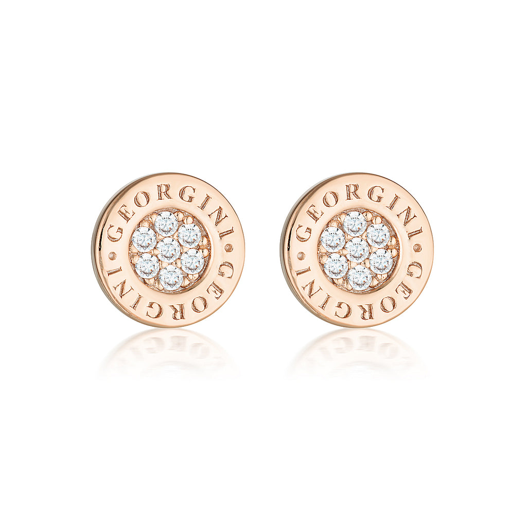 Georgini Reflection Signature Stud Rose Gold