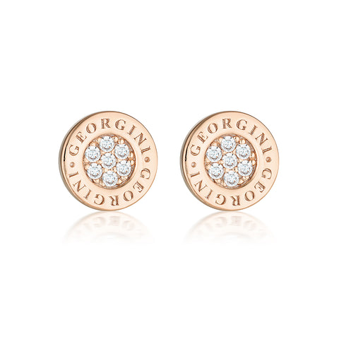 Georgini Reflection Signature Stud Rose Gold