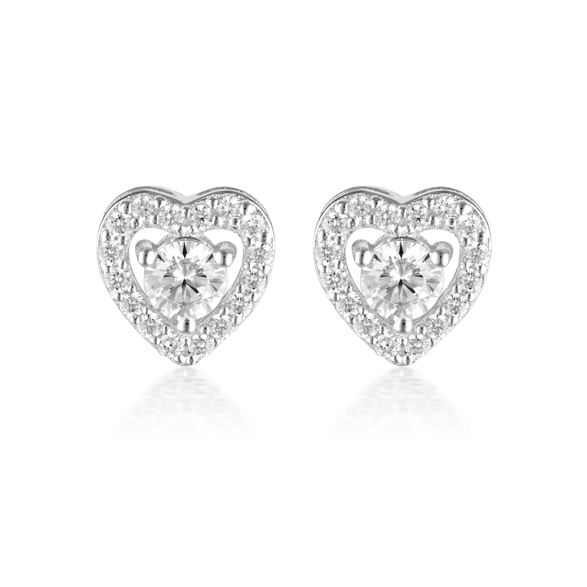 Georgini Signature Sealed With A Kiss Earrings Silver