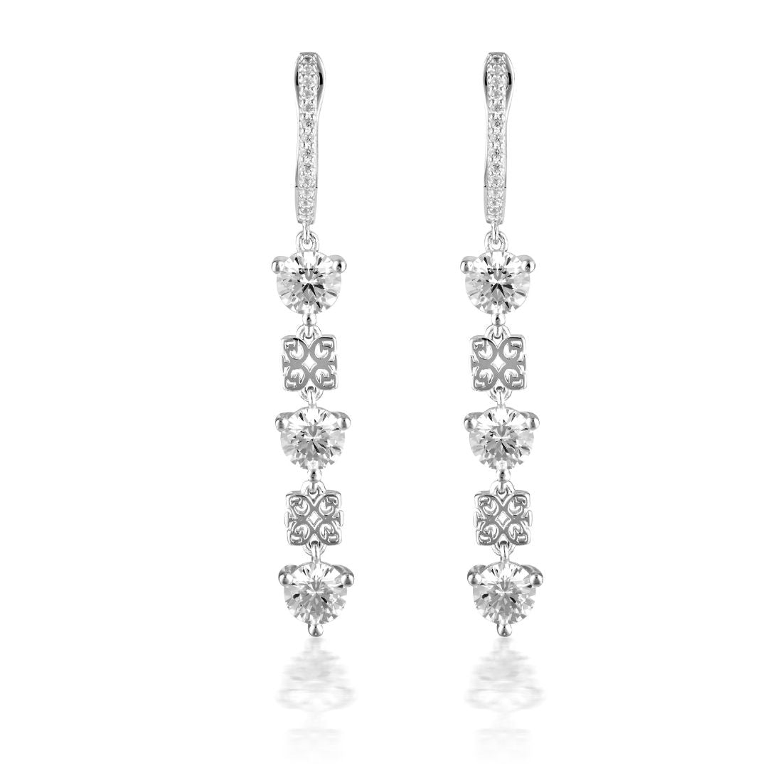 Georgini Signature History Earrings Silver