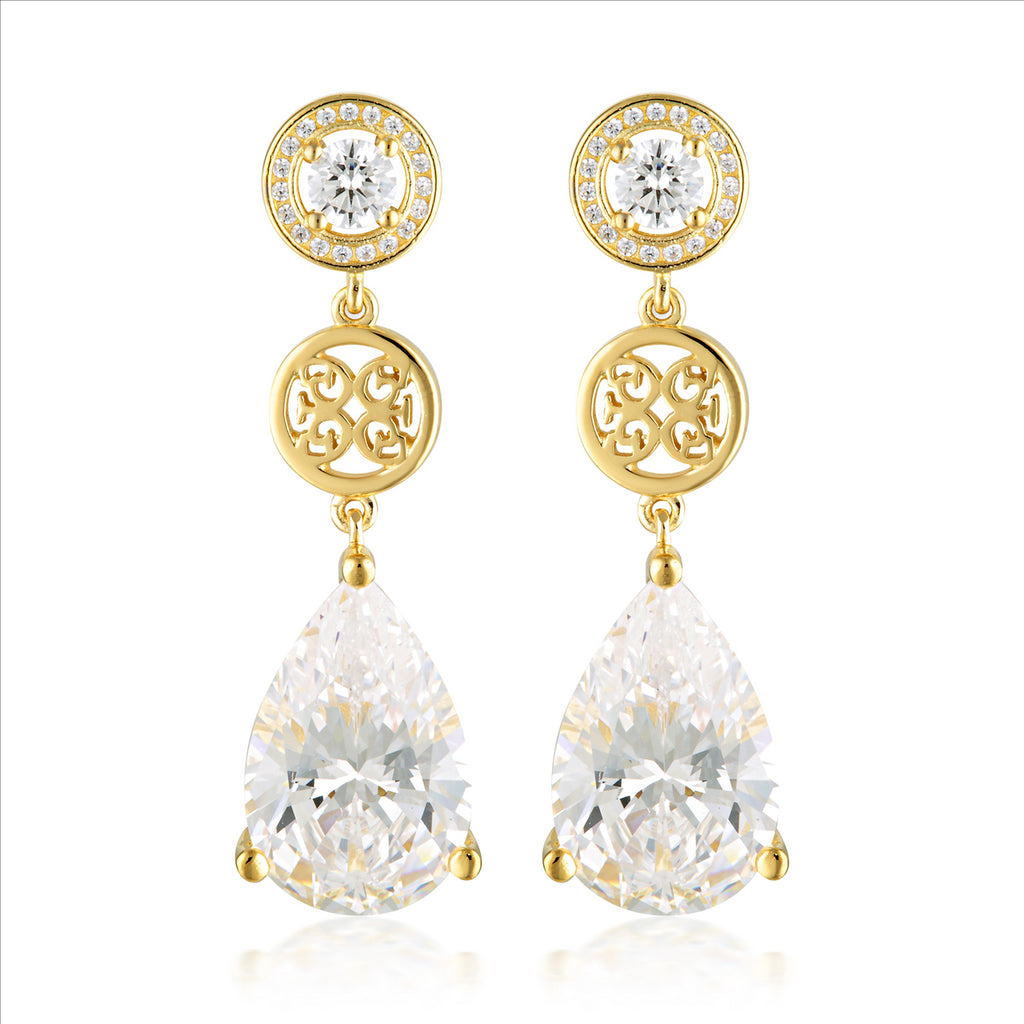 Georgini Signature Memento Earrings Gold