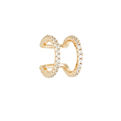 Georgini Signature Double Ear Cuff Gold