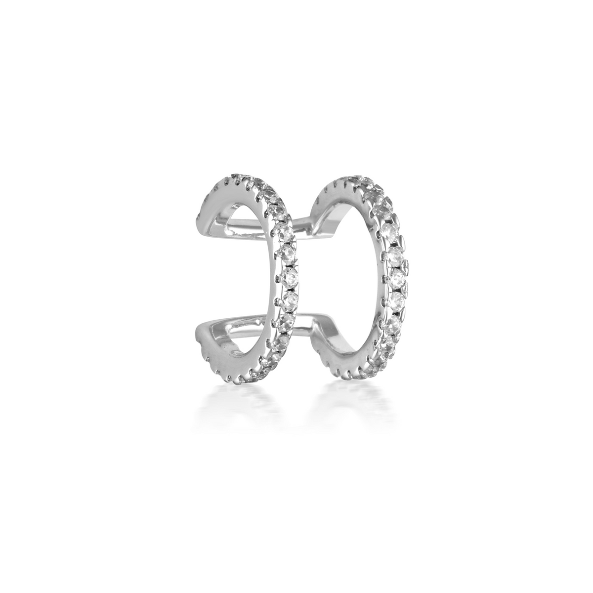 Georgini Signature Double Ear Cuff Silver