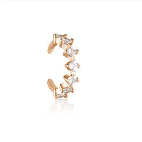 Georgini Signature Bling Ear Cuff Rose Gold