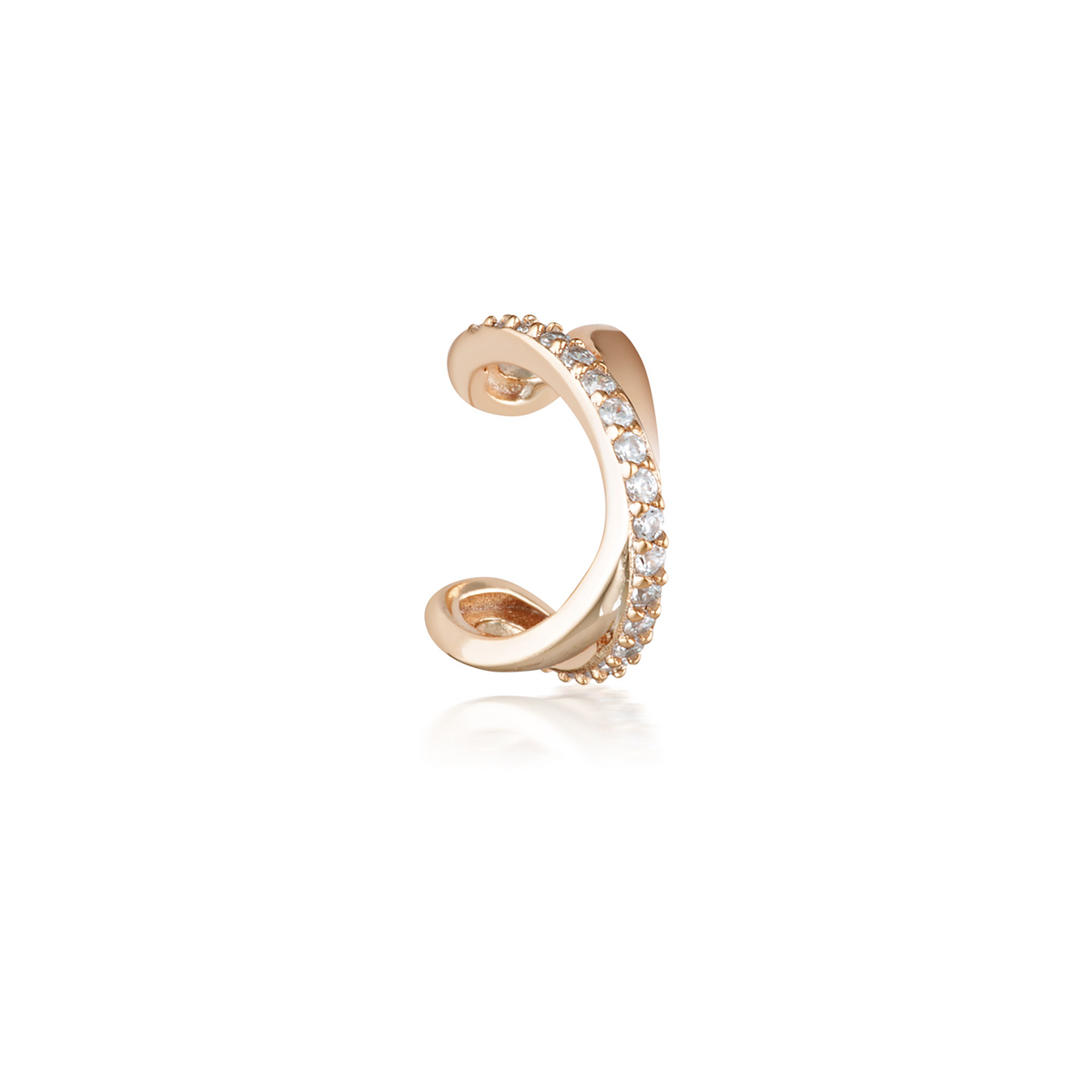 Georgini Signature Twist Ear Cuff Rose Gold