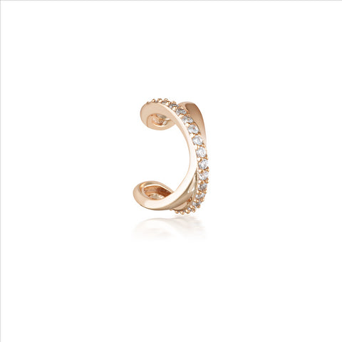 Georgini Signature Twist Ear Cuff Rose Gold
