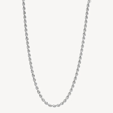 Najo Twine Silver Chain Necklace (80cm)