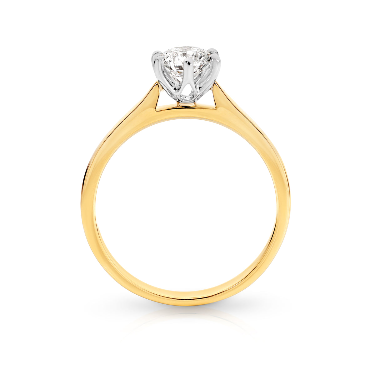 RBC Lab Grown Diamond Solitaire Engagement Ring 0.72ct