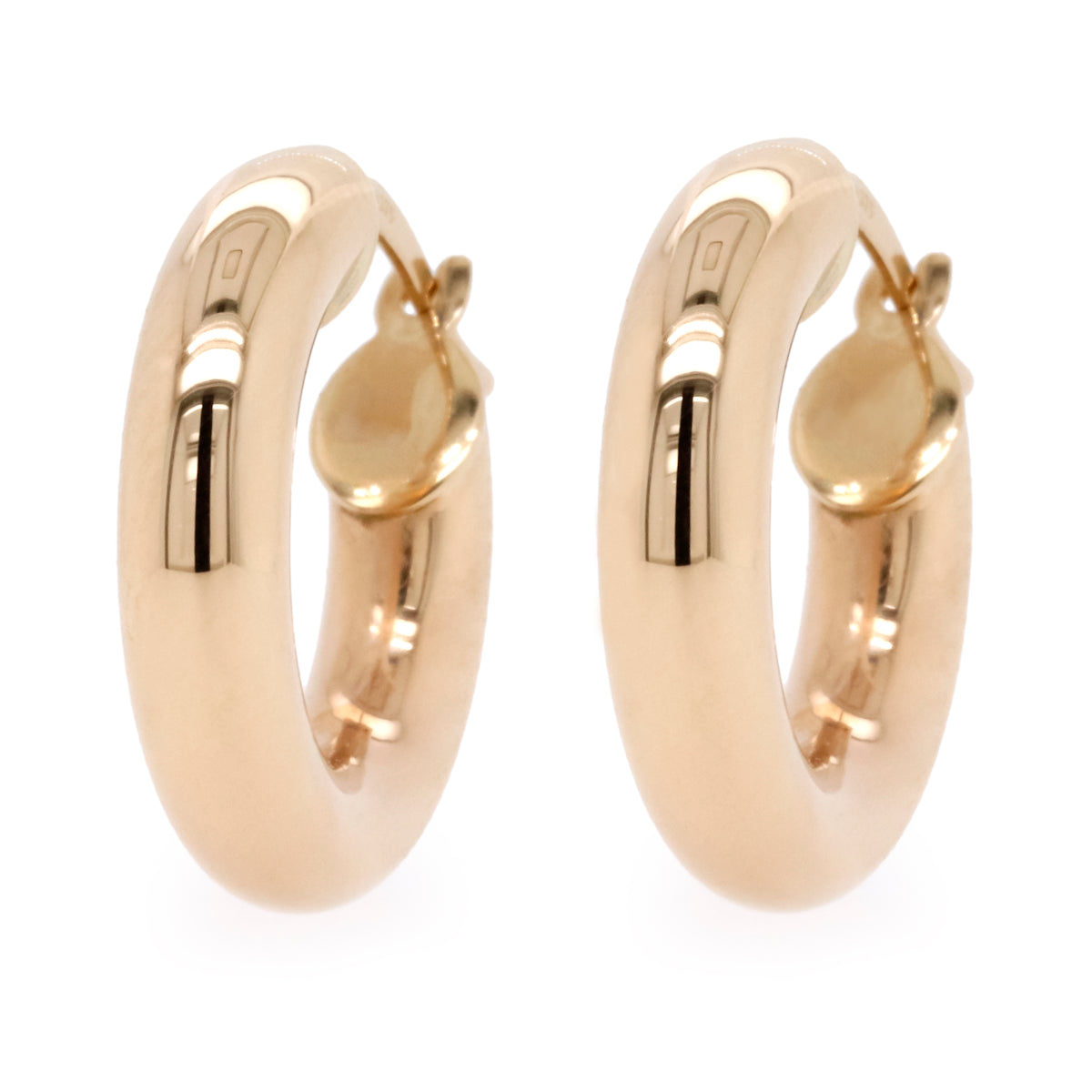 9ct Yellow Gold Small Hoop Earrings - Duffs Jewellers