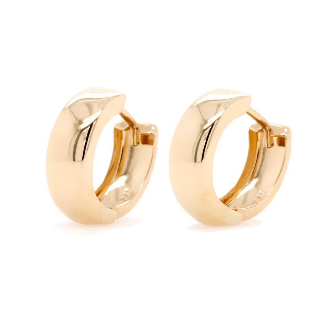 9ct Yellow Gold Huggie Earrings - Duffs Jewellers